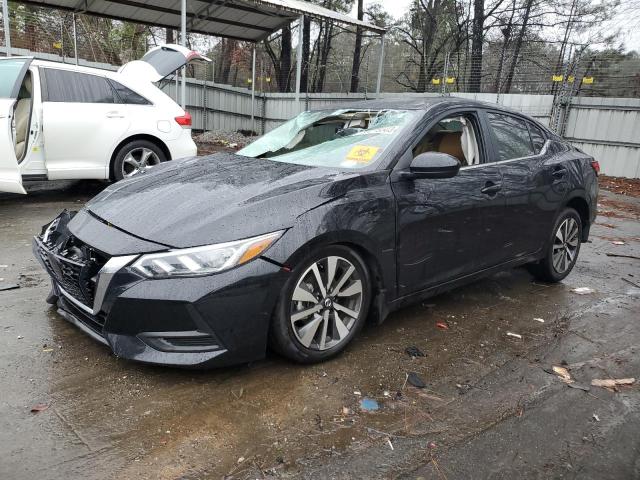 3N1AB8CV0NY254585 - 2022 NISSAN SENTRA SV BLACK photo 1