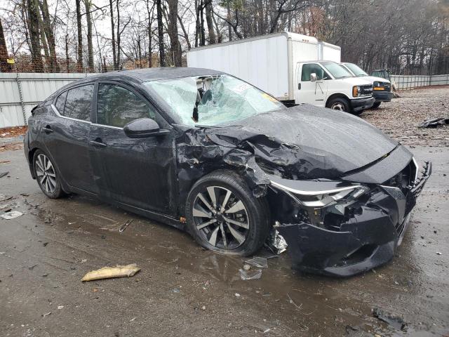 3N1AB8CV0NY254585 - 2022 NISSAN SENTRA SV BLACK photo 4