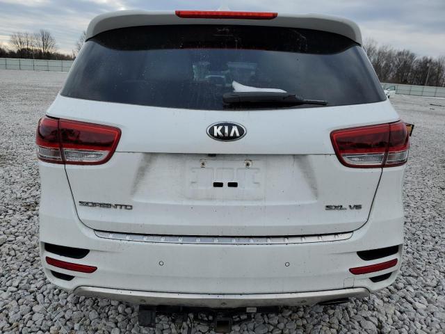 5XYPKDA50HG244666 - 2017 KIA SORENTO SX WHITE photo 6