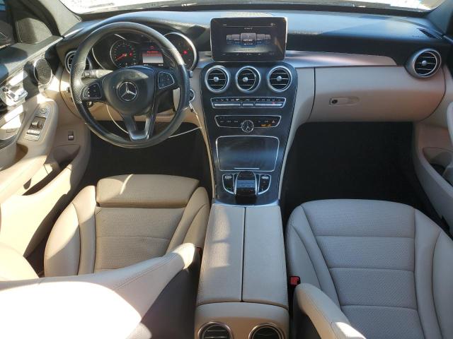 55SWF4KB1JU269480 - 2018 MERCEDES-BENZ C 300 4MATIC WHITE photo 8