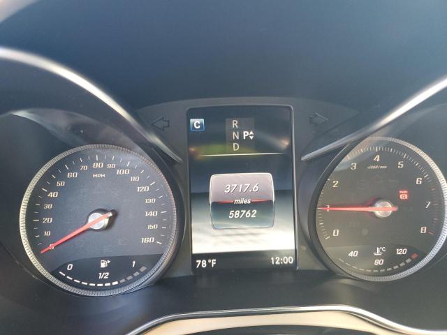 55SWF4KB1JU269480 - 2018 MERCEDES-BENZ C 300 4MATIC WHITE photo 9