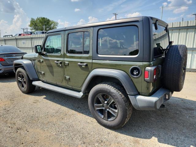 1C4HJXDN0MW666423 - 2021 JEEP WRANGLER U SPORT أخضر صورة 2