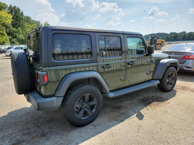 1C4HJXDN0MW666423 - 2021 JEEP WRANGLER U SPORT أخضر صورة 3
