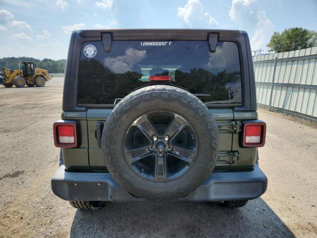 1C4HJXDN0MW666423 - 2021 JEEP WRANGLER U SPORT أخضر صورة 6