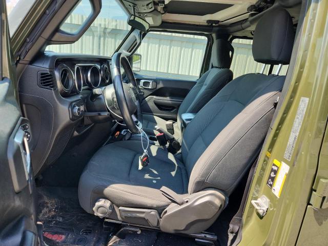 1C4HJXDN0MW666423 - 2021 JEEP WRANGLER U SPORT أخضر صورة 7