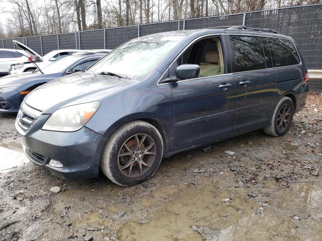 5FNRL38885B052320 - 2005 HONDA ODYSSEY TOURING BLUE photo 1