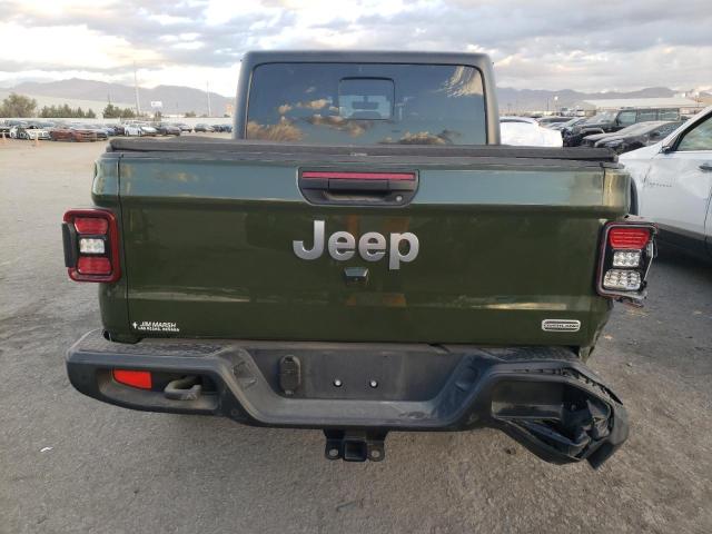 1C6HJTFG7ML622578 - 2021 JEEP GLADIATOR OVERLAND GREEN photo 6