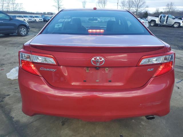 4T1BF1FK7CU616342 - 2012 TOYOTA CAMRY BASE RED photo 6