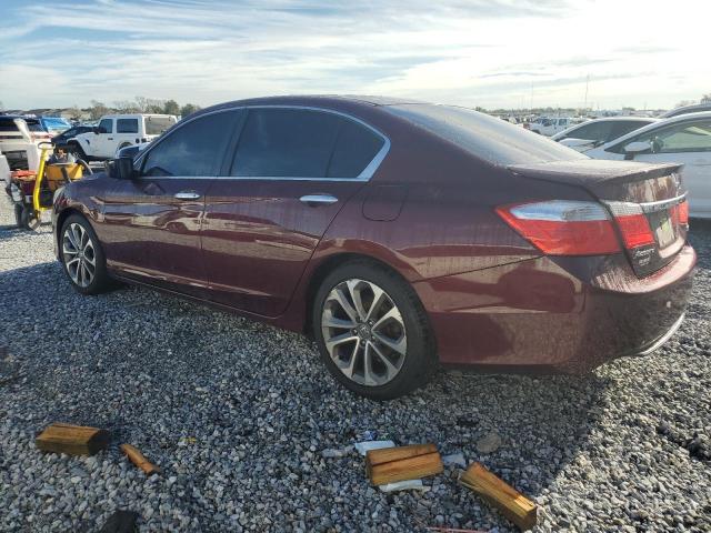 1HGCR2F52DA125293 - 2013 HONDA ACCORD SPORT MAROON photo 2