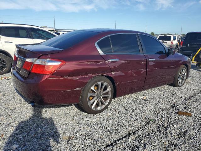 1HGCR2F52DA125293 - 2013 HONDA ACCORD SPORT MAROON photo 3