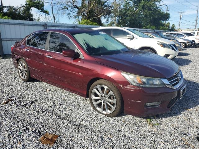 1HGCR2F52DA125293 - 2013 HONDA ACCORD SPORT MAROON photo 4