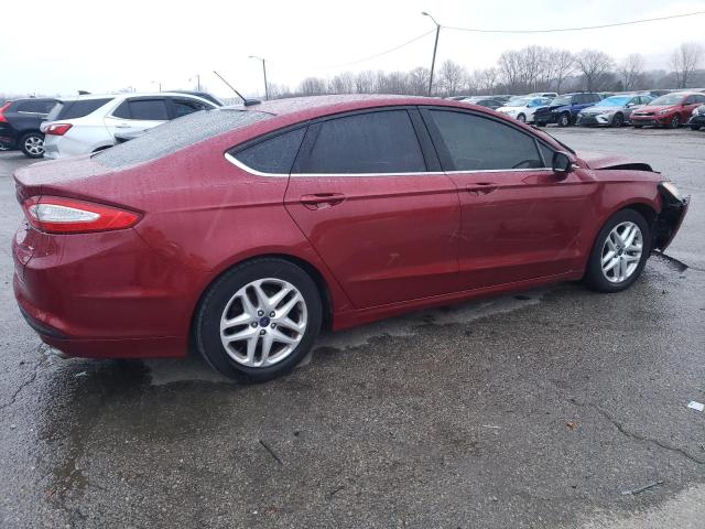 1FA6P0H72G5124734 - 2016 FORD FUSION SE RED photo 3