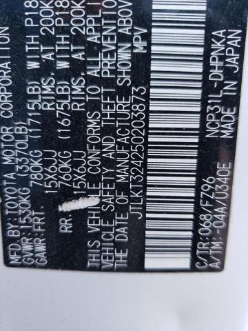 JTLKT324250203873 - 2005 TOYOTA SCION XB 白色 照片 13