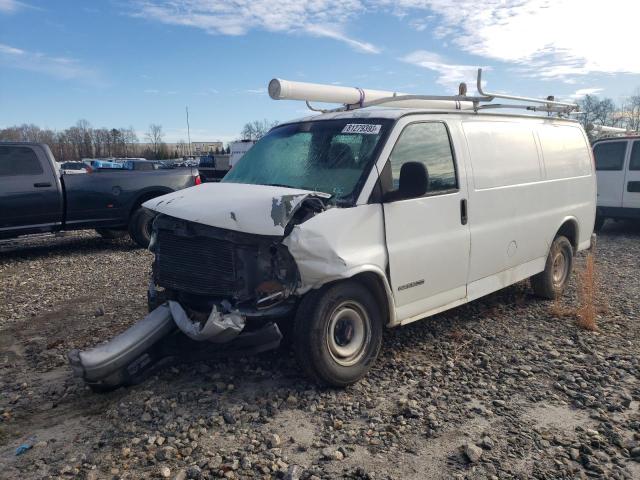 1GTFG25M011905122 - 2001 GMC SAVANA G2500 WHITE photo 1