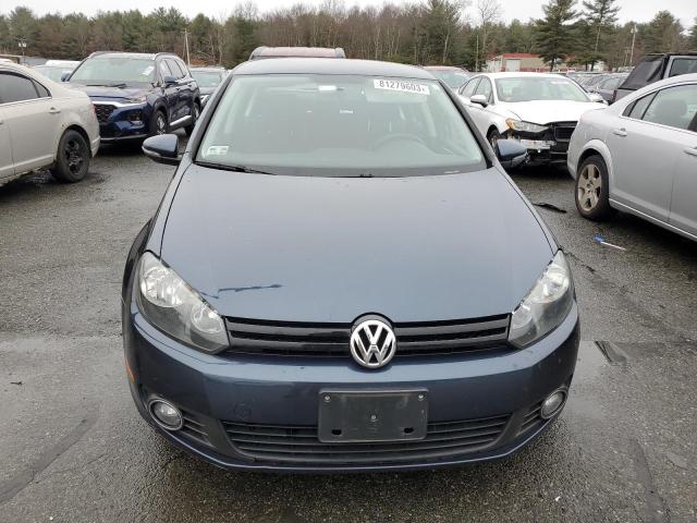 WVWDM7AJ6DW126534 - 2013 VOLKSWAGEN GOLF BLUE photo 5