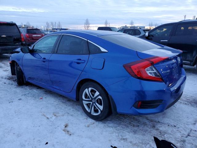 2HGFC2F58HH015080 - 2017 HONDA CIVIC LX BLUE photo 2