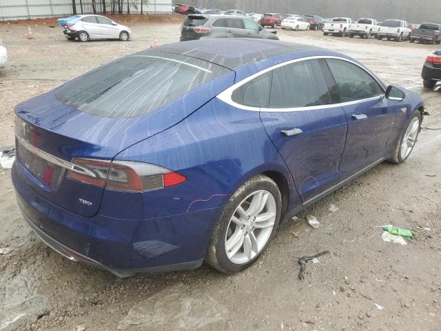 5YJSA1E23FF106961 - 2015 TESLA MODEL S BLUE photo 3