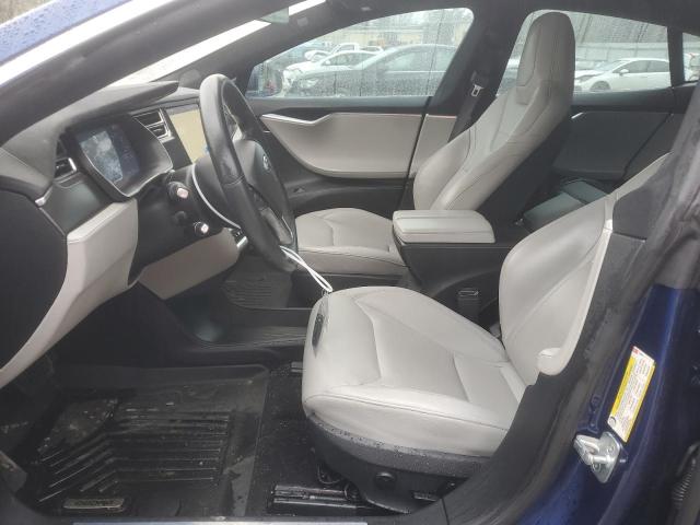 5YJSA1E23FF106961 - 2015 TESLA MODEL S Կապույտ լուսանկար 7