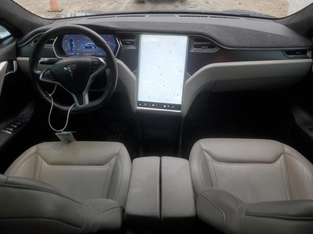 5YJSA1E23FF106961 - 2015 TESLA MODEL S Կապույտ լուսանկար 8