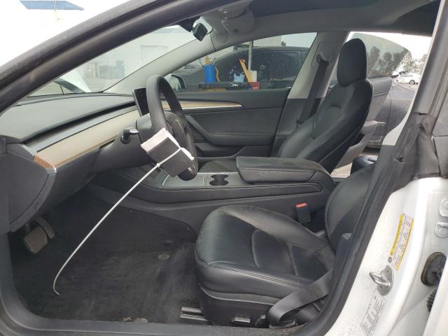 5YJ3E1EA5NF239218 - 2022 TESLA MODEL 3 Biały zdjęcie 7