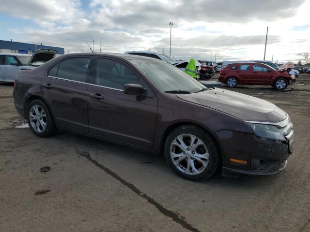 3FAHP0HA8CR175053 - 2012 FORD FUSION SE BURGUNDY photo 4