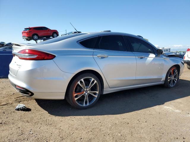 3FA6P0D90HR185800 - 2017 FORD FUSION TITANIUM SILVER photo 3