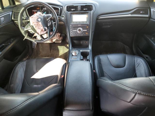 3FA6P0D90HR185800 - 2017 FORD FUSION TITANIUM SILVER photo 8