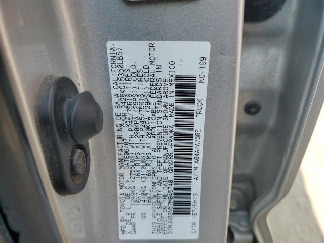 3TMJU62N57M045740 - 2007 TOYOTA TACOMA DOUBLE CAB PRERUNNER SILVER photo 12