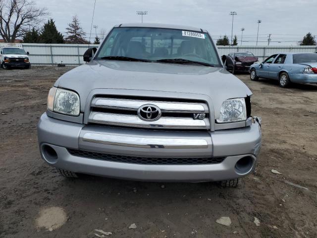 5TBRT34155S468256 - 2005 TOYOTA TUNDRA ACCESS CAB SR5 SILVER photo 5