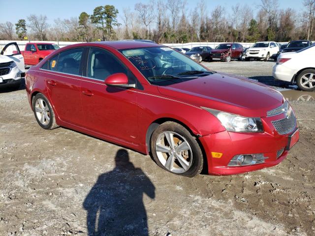 1G1PE5SB5D7278460 - 2013 CHEVROLET CRUZE LT BURGUNDY photo 4