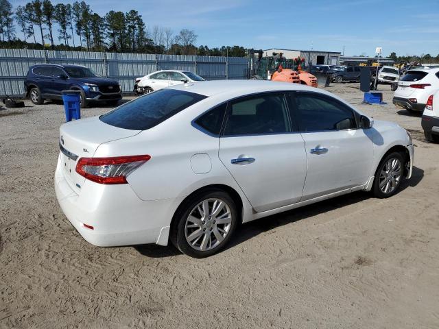 3N1AB7AP3DL670298 - 2013 NISSAN SENTRA S WHITE photo 3