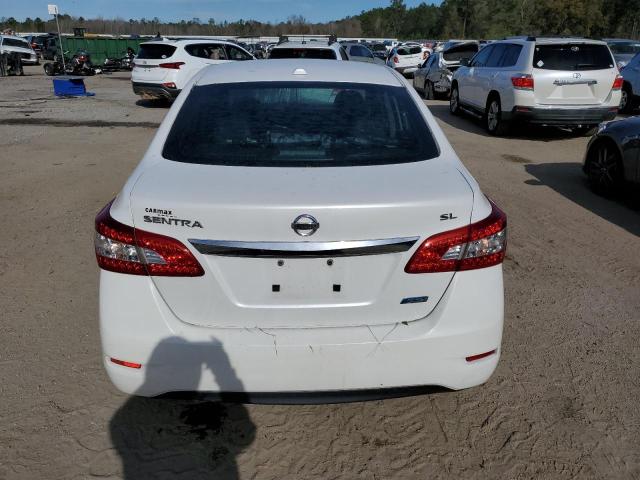 3N1AB7AP3DL670298 - 2013 NISSAN SENTRA S WHITE photo 6