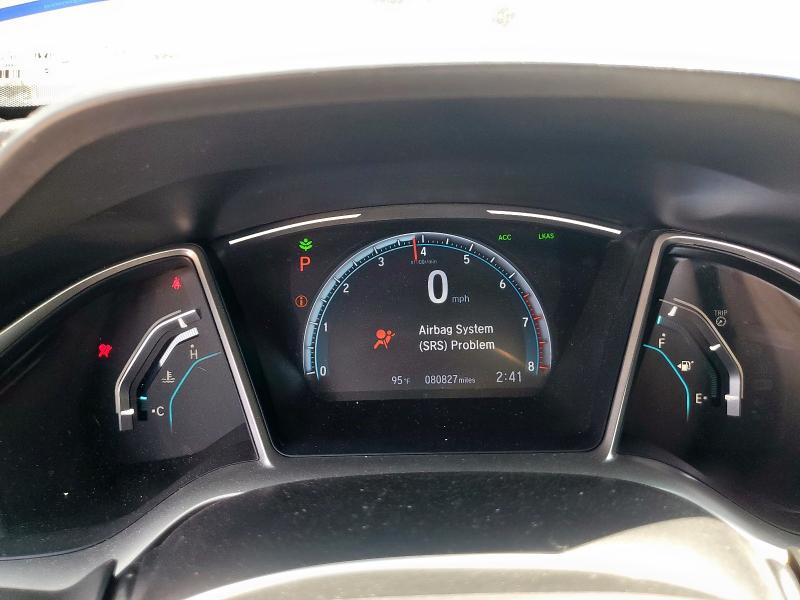 2HGFC3B30KH355549 - 2019 HONDA CIVIC EX WHITE photo 9