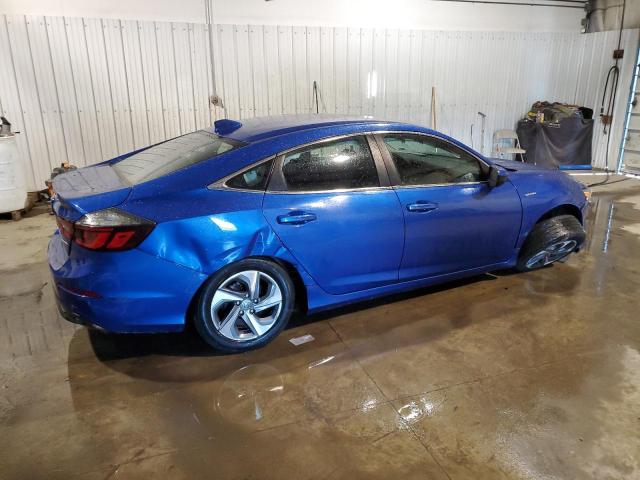 19XZE4F19KE018913 - 2019 HONDA INSIGHT LX BLUE photo 3