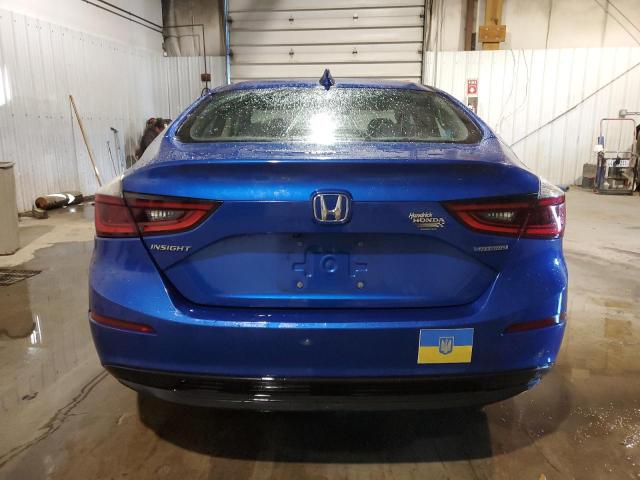 19XZE4F19KE018913 - 2019 HONDA INSIGHT LX BLUE photo 6