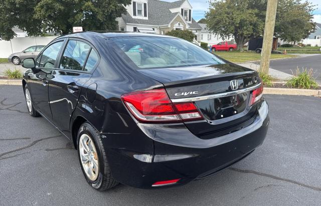 2HGFB2F54DH574283 - 2013 HONDA CIVIC LX Սև լուսանկար 3