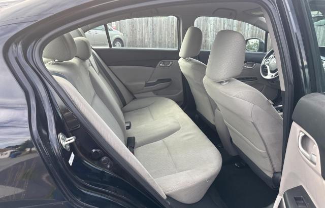 2HGFB2F54DH574283 - 2013 HONDA CIVIC LX Սև լուսանկար 6