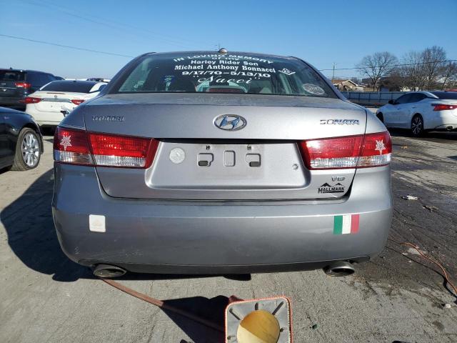 5NPET46F08H323673 - 2008 HYUNDAI SONATA GLS SILVER photo 6