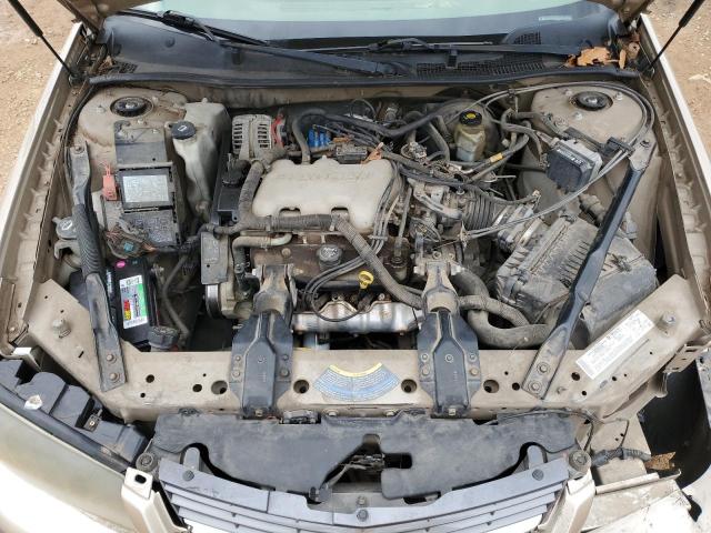 2G1WF52E549150611 - 2004 CHEVROLET IMPALA TAN photo 11