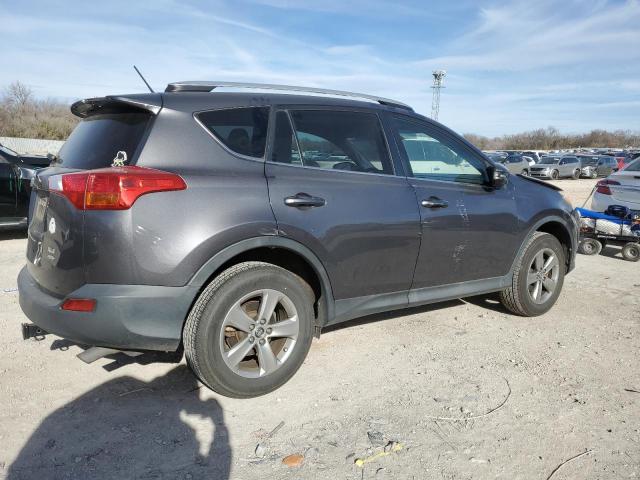 2T3RFREV5FW386398 - 2015 TOYOTA RAV4 XLE GRAY photo 3