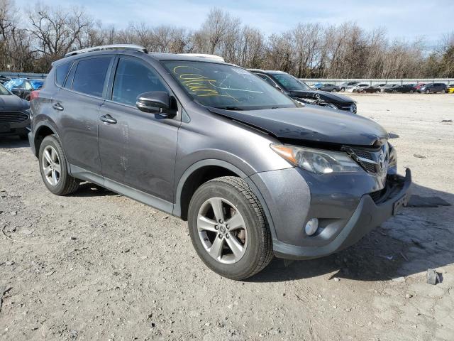 2T3RFREV5FW386398 - 2015 TOYOTA RAV4 XLE GRAY photo 4