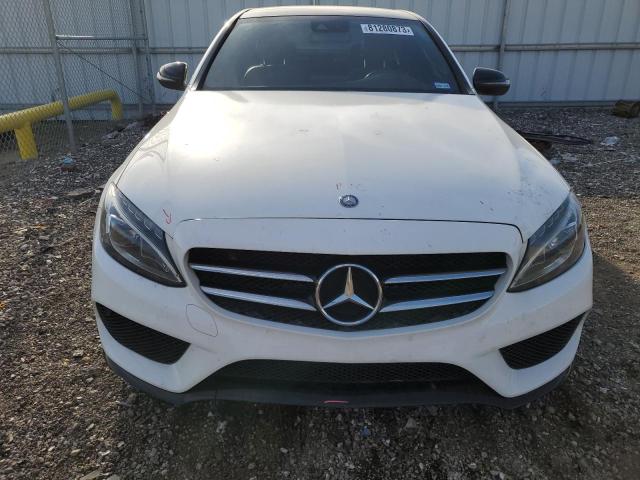 55SWF4JB9HU195804 - 2017 MERCEDES-BENZ C 300 WHITE photo 5