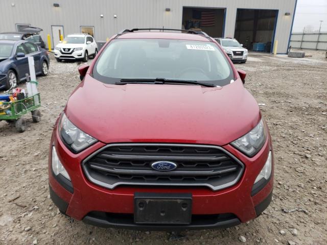 MAJ6P1CL4JC226274 - 2018 FORD ECOSPORT SES RED photo 5