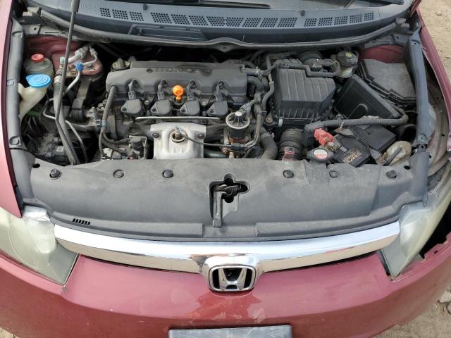 1HGFA16856L046314 - 2006 HONDA CIVIC EX RED photo 11