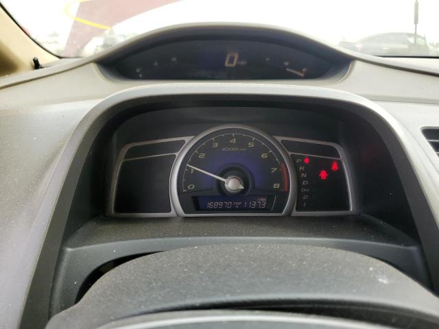 1HGFA16856L046314 - 2006 HONDA CIVIC EX RED photo 9