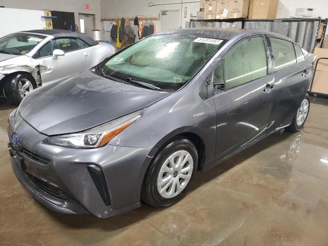 JTDKAMFU0N3176690 - 2022 TOYOTA PRIUS NIGHT SHADE GRAY photo 1