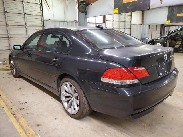 WBAHN83557DT76512 - 2007 BMW 750 BLACK photo 2