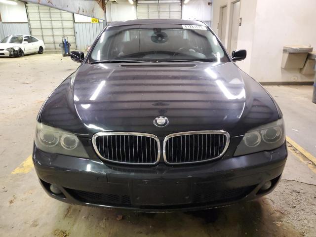 WBAHN83557DT76512 - 2007 BMW 750 BLACK photo 5