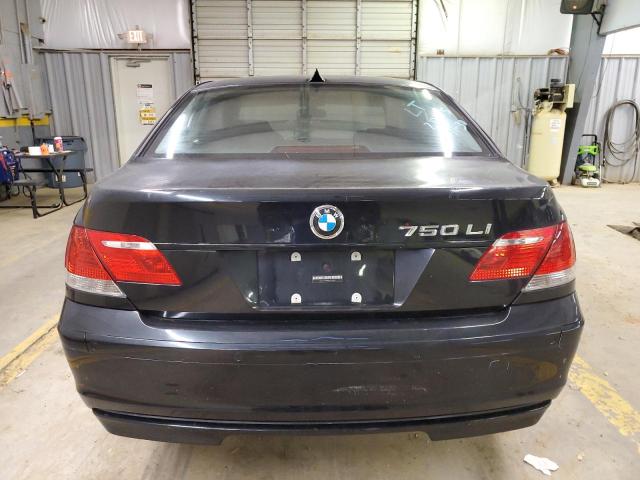 WBAHN83557DT76512 - 2007 BMW 750 BLACK photo 6