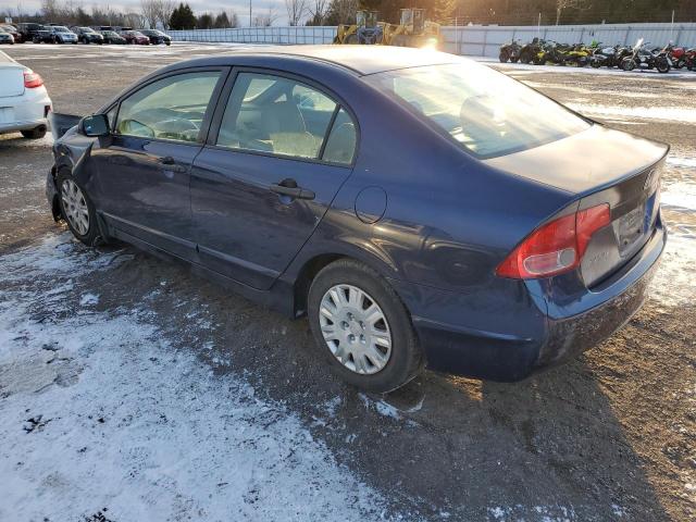 2HGFA16357H038166 - 2007 HONDA CIVIC DX BLUE photo 2